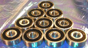 10 Ball Bearing Free Ship 6301 2RS RS 12mm Sealed  